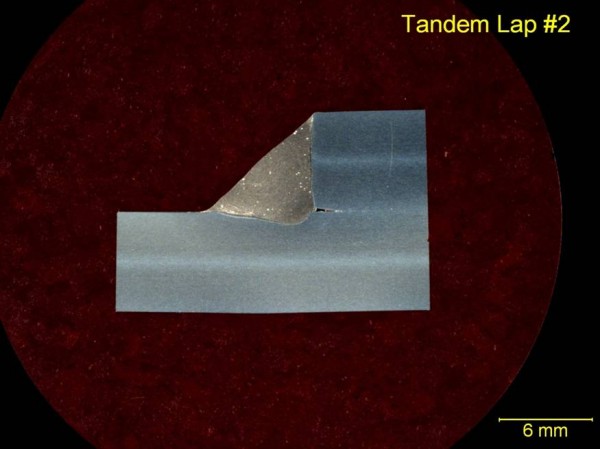 tandem-gmaw aluminum lap macro