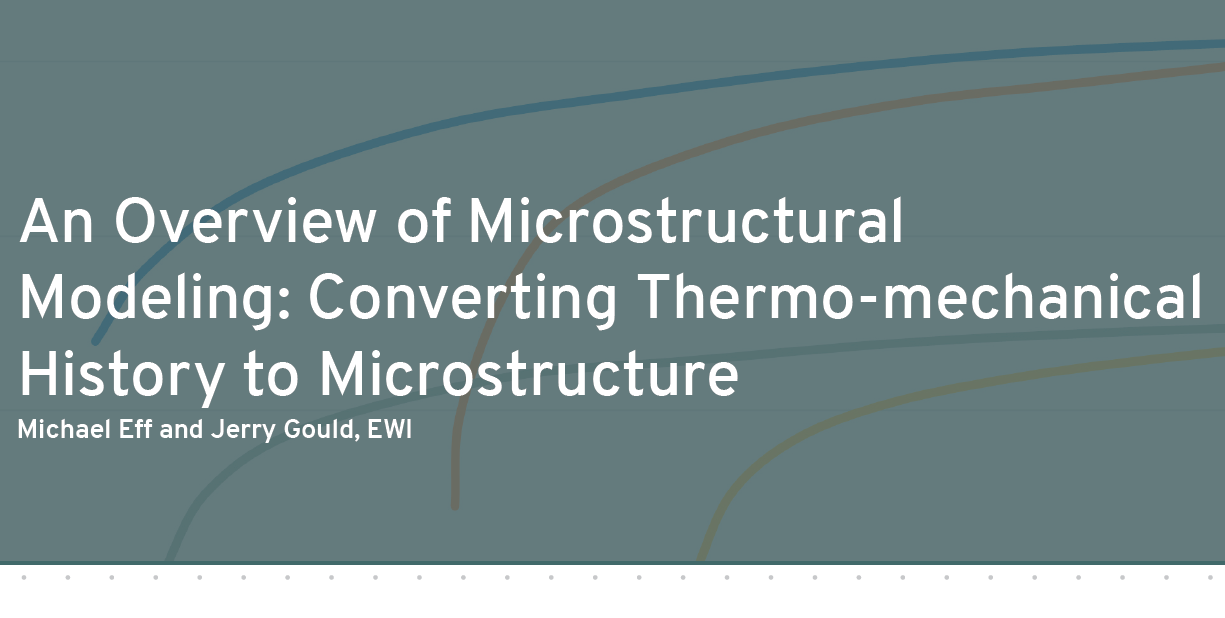 Using ICME Framework to Develop Predictive Models for Microstructural